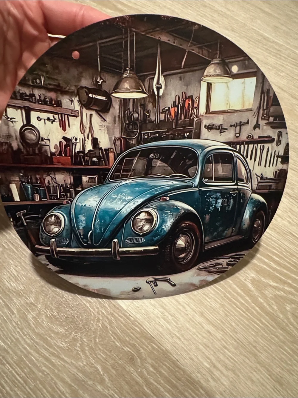 Blue Vintage Beetle Wall Decor NEW 🏷️